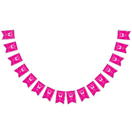 Personlig Jewel Butterfly Bunting Banner Vimplar