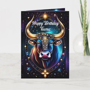 Personlig Jewel Galaxy Zodiac Taurus Kort