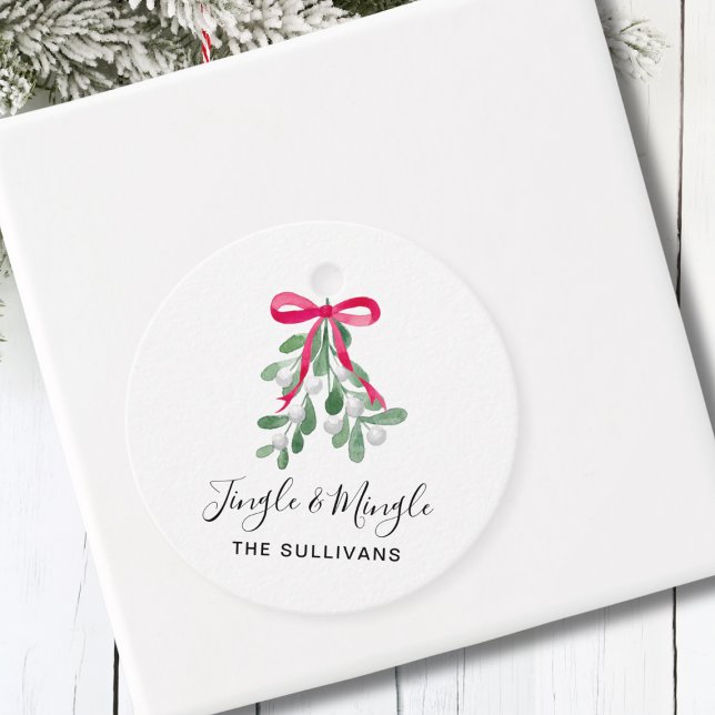 Personlig Jingle och singel-jul Gåvor Etiketter (Skapare uppladdad)