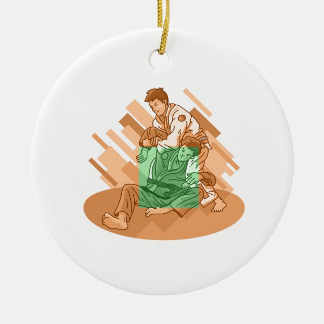 Personlig Jiu Jitsu Ornament (Framsidan)