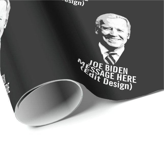 Personlig Joe Biden Presentpapper (Rullad Hörn)