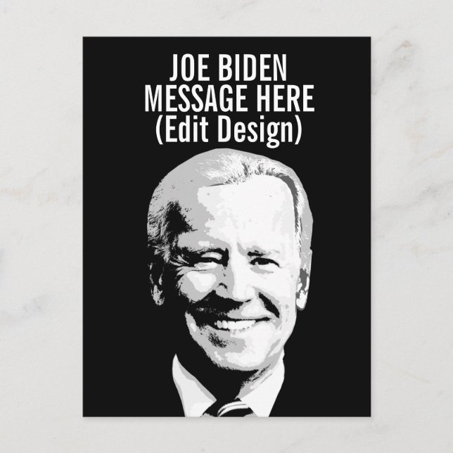 Personlig Joe Biden Vykort (Framsida)