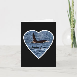 Personlig John Coe Orca Anpassningsbar Kort