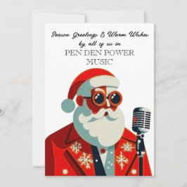 Personlig Jolly Jultomten Business Julkort