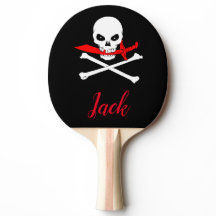 Personlig Jolly Roger (Cutlass) Ping Pong Paddle