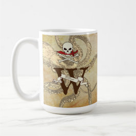 Personlig Jolly Roger Monogram Initial Mugg