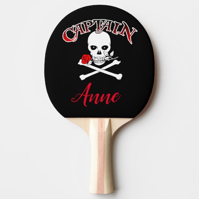 Personlig Jolly Roger (Ro) Ping Pong Paddle Pingisracket (Framsidan)