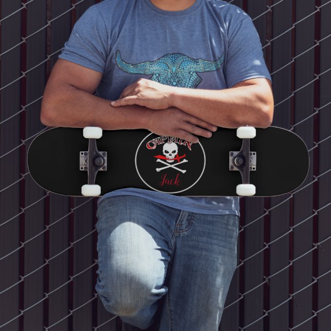Personlig Jolly Roger Skateboard (Utomhus 3)