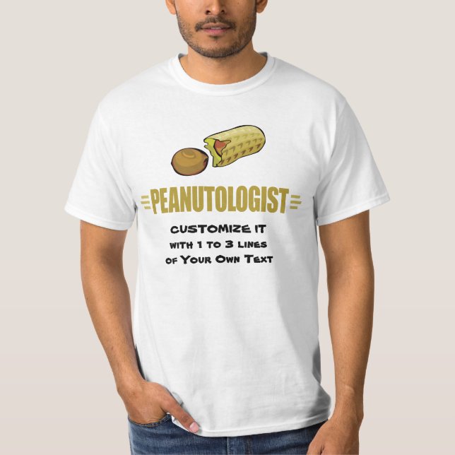 Personlig jordnöt tee shirt (Framsida)