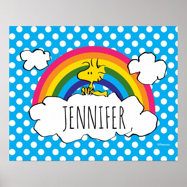 Personlig Jordnötträd | Lägg till ditt namn Poster (Framsidan)