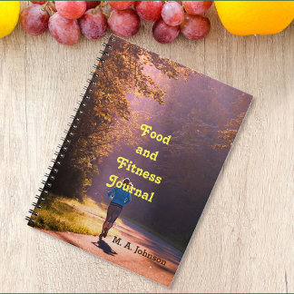 Personlig Journal i den bärbara datorn Food and Fi Anteckningsbok