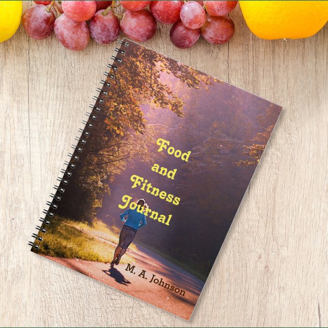 Personlig Journal i den bärbara datorn Food and Fi Anteckningsbok (Skapare uppladdad)