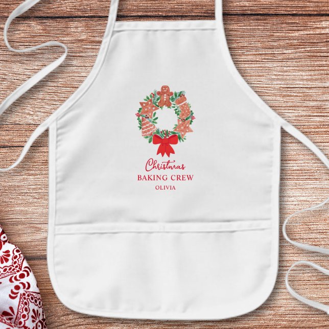 Personlig jul Baking Crew Kids' Apron Barnförkläde (Skapare uppladdad)