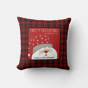 Personlig Jul Buffalo Play Cute Santa Kudde