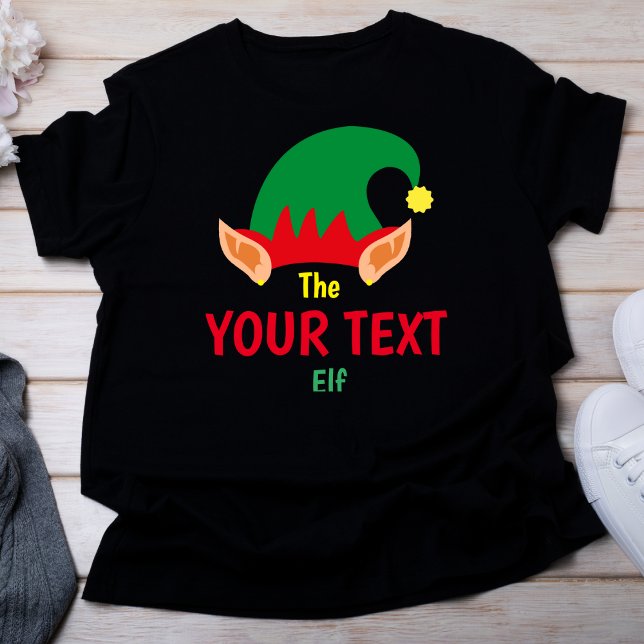 Personlig jul Elf T Shirt (Skapare uppladdad)