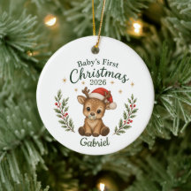 Personlig jul för bebis "Rensdyr"