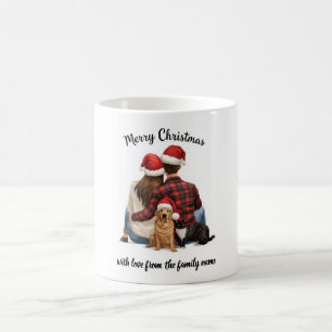 Personlig jul för familjen 2025 kaffemugg