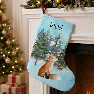 Personlig jul för Skogsvixen Liten Julstrumpa