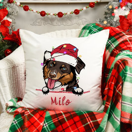 Personlig jul-gåva för grova kollier-Hund Kudde