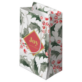Personlig jul Gift Bags Botanical Holly