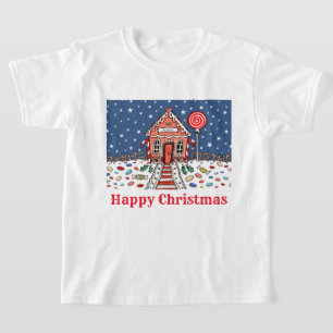 Personlig Jul Gingerbröd House T-Shirt