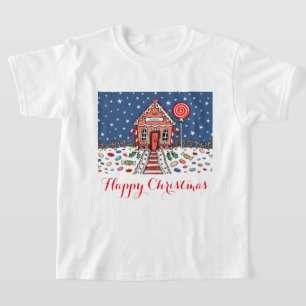 Personlig Jul Gingerbröd House T-Shirt