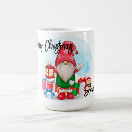 Personlig Jul Gnome Coffee Mugg