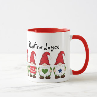 Personlig Jul Gnome Mugg