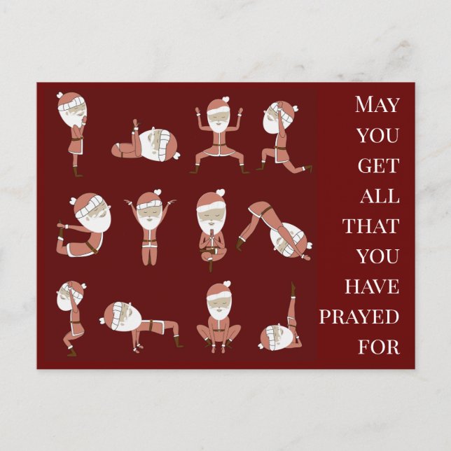 personlig jul helg vykort (Framsida)