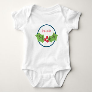 Personlig jul Holly & Berries T Shirt