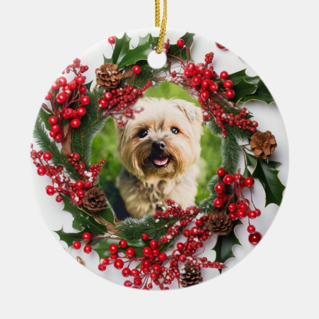 Personlig jul julgransprydnad keramik (Framsidan)