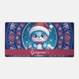 Personlig Jul Kawaii Bear Dot Mandala