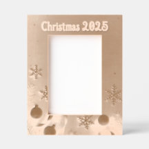 Personlig jul laseretsad bildram