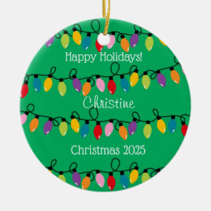 Personlig jul Ljus Ornament