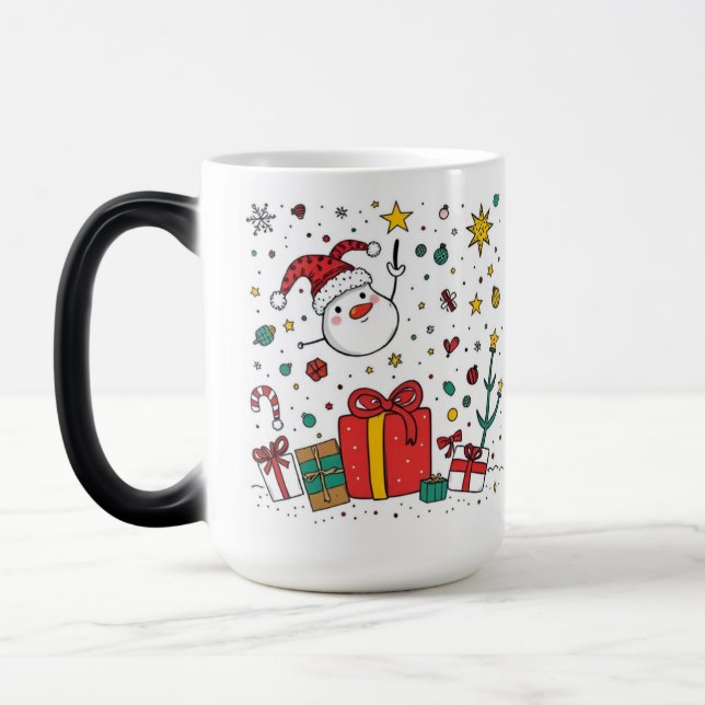 personlig jul magisk mugg (Vänster)