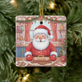 Personlig jul med 'Baking Spirits Bright' Julgransprydnad Keramik