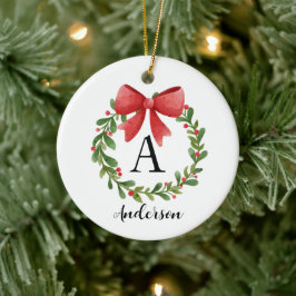 Personlig jul Monogram Ornament
