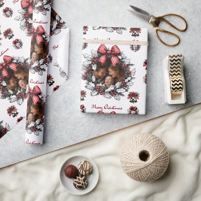 Personlig jul Mönster Presentpapper (Hantverk)