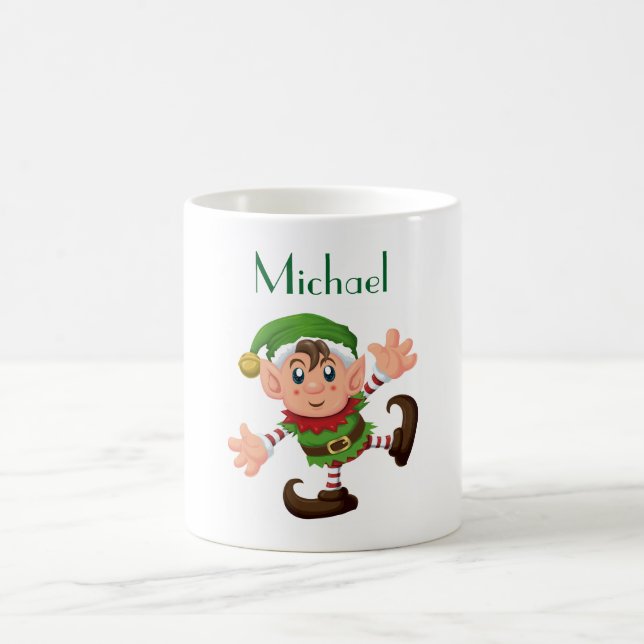 Personlig jul Morphing Mugg/Elf Magisk Mugg (Center)