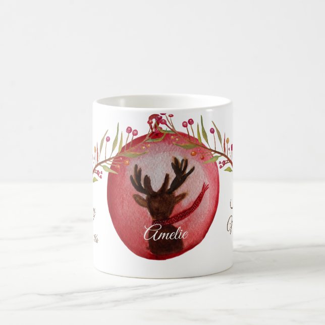 Personlig jul. Nyår Gift Mugg (Center)