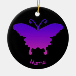 Personlig Jul Ornament Butterfly Coola