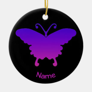 Personlig Jul Ornament Butterfly Coola