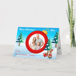 Personlig Jul - Ornament Fotokort 3 Helgkort