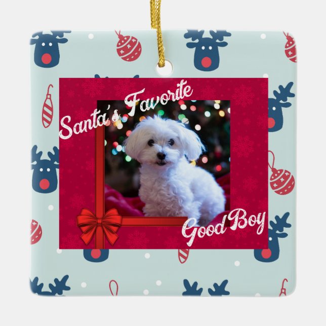 Personlig Jul Ornament Pet Owners (Framsida)