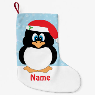Personlig Jul Penguin Liten Julstrumpa