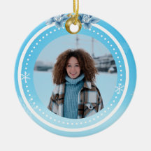 Personlig jul Photo Ram Ornament