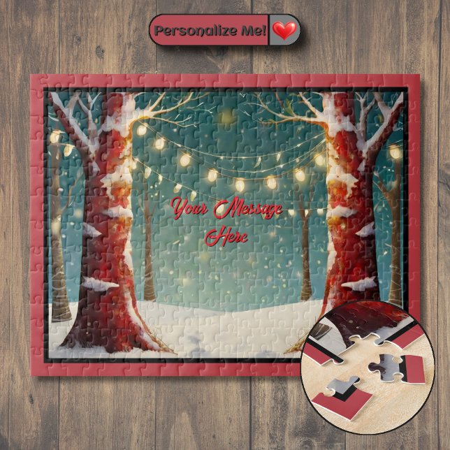 Personlig jul pussel (Customizable Christmas Jigsaw Puzzle)