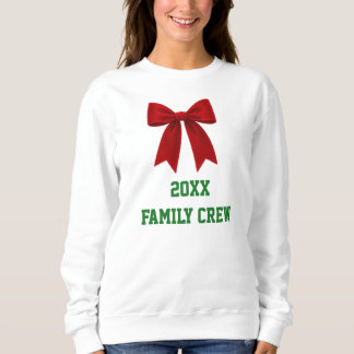 Personlig jul röd båge Klassisk järnek vit T Shirt