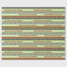 Personlig Jul Rosett band Wrapping Papper Presentpapper