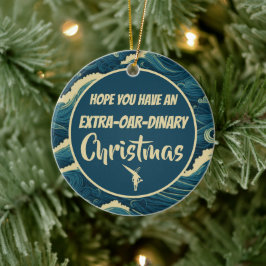 Personlig Jul rowing roligt Ornament